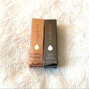 Cover FX glitter drops + enhancer drops